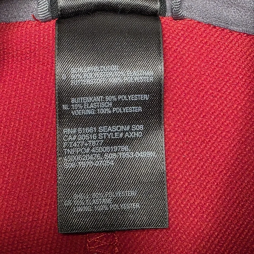 The North Face Apex Pullover Mens XL Rust Orange‎ Quarter Zip Jacket